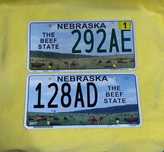 Tablica rejestracyjna Usa - Nebraska