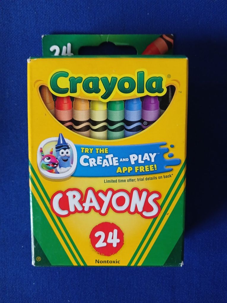 Воскові олівці,крейда Crayola.Набір 16,24,48 кольорів..