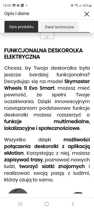 Sprzedam deskorolkę elektryczną