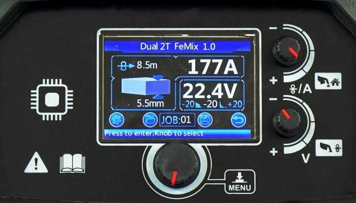 Spawarka migomat Ideal TECNO MIG 200 PULSE LCD