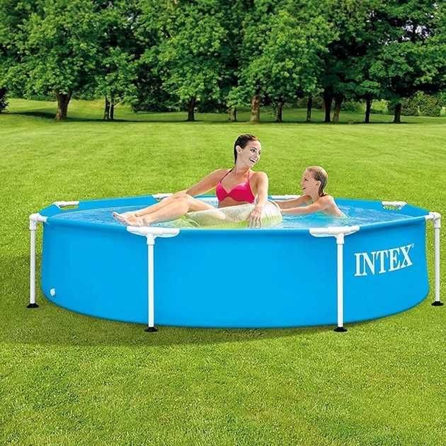 Дитячий каркасний басейн Intex Интекс Інтекс 28205 Розмір 244х51 см