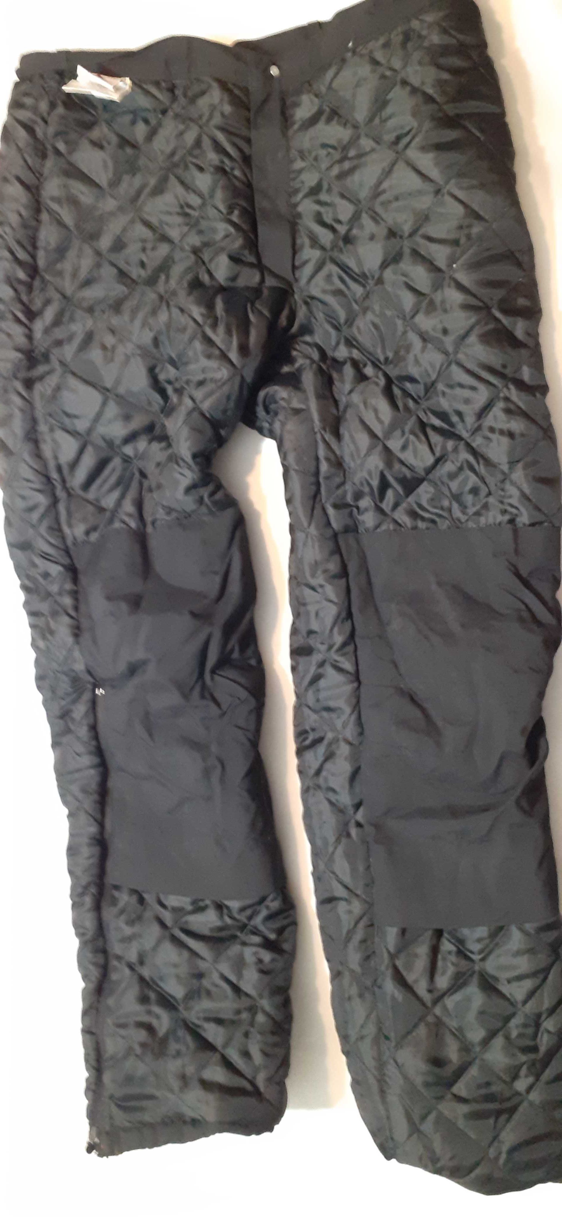 PORTWEST L zimowe spodnie ocieplane pikowane grube bojówki męskie
