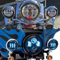 Фары; основные и вспомагательные Led Harley-Davidson 7", 4,5"