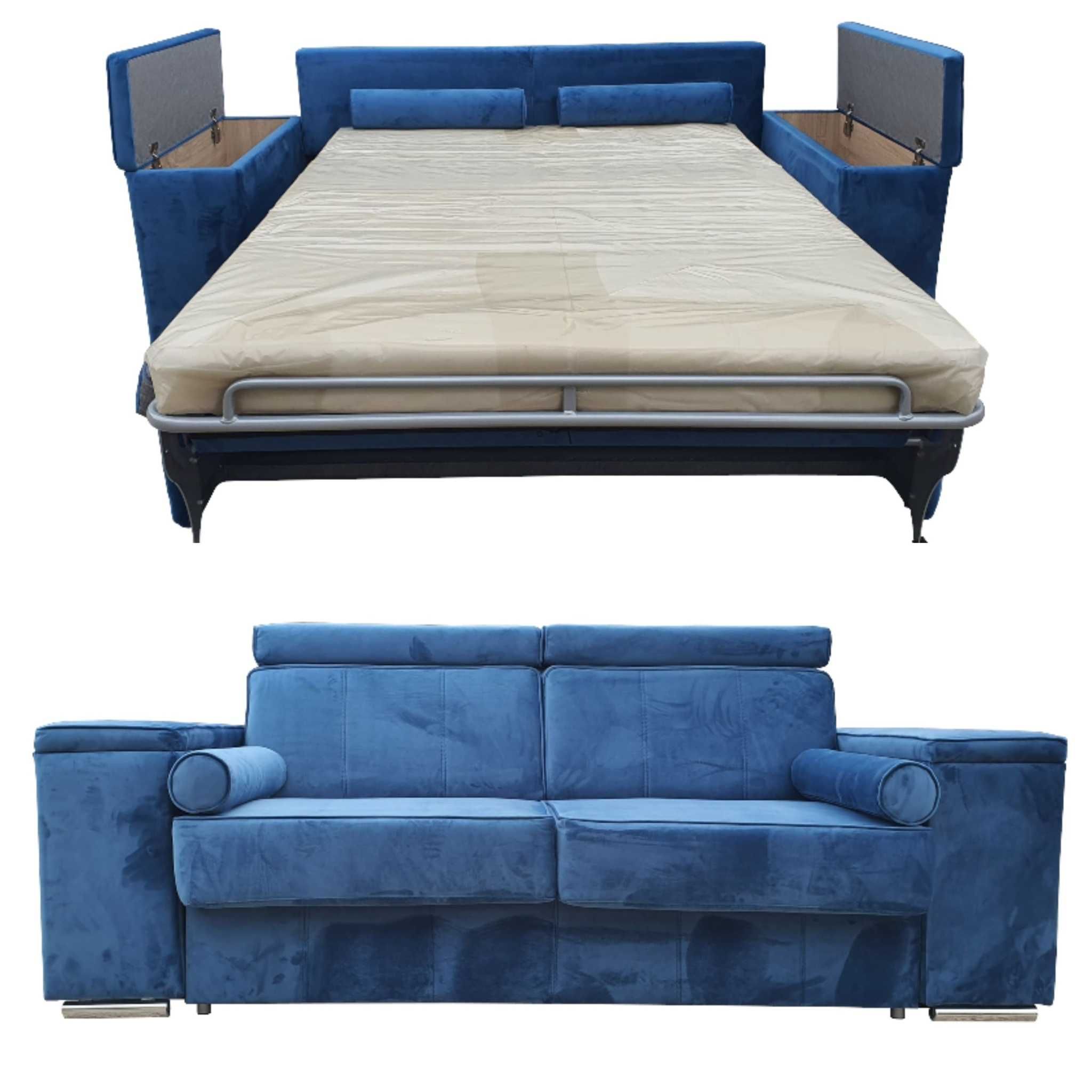 Sofa asti NOVA BED MOLLY LUX 140x200/ 160x200- dostępna OD RĘKI