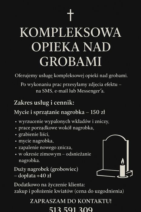 sprzątanie nagrobków, grobów cmentarz Nisko Zarzecze Racławice