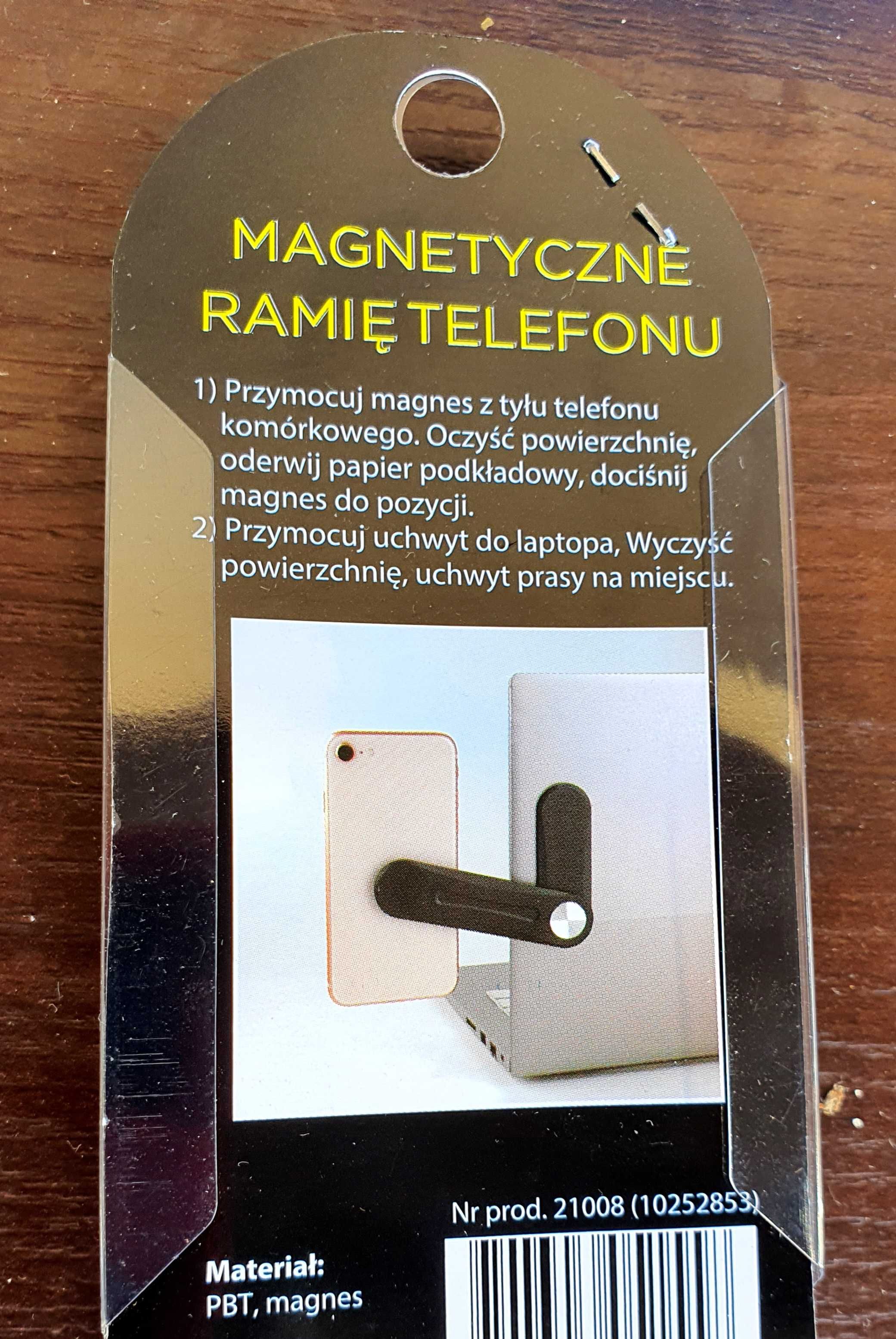 Magnetyczny uchwyt ramię do telefonu, laptop, samochód. Nowe. Okazja