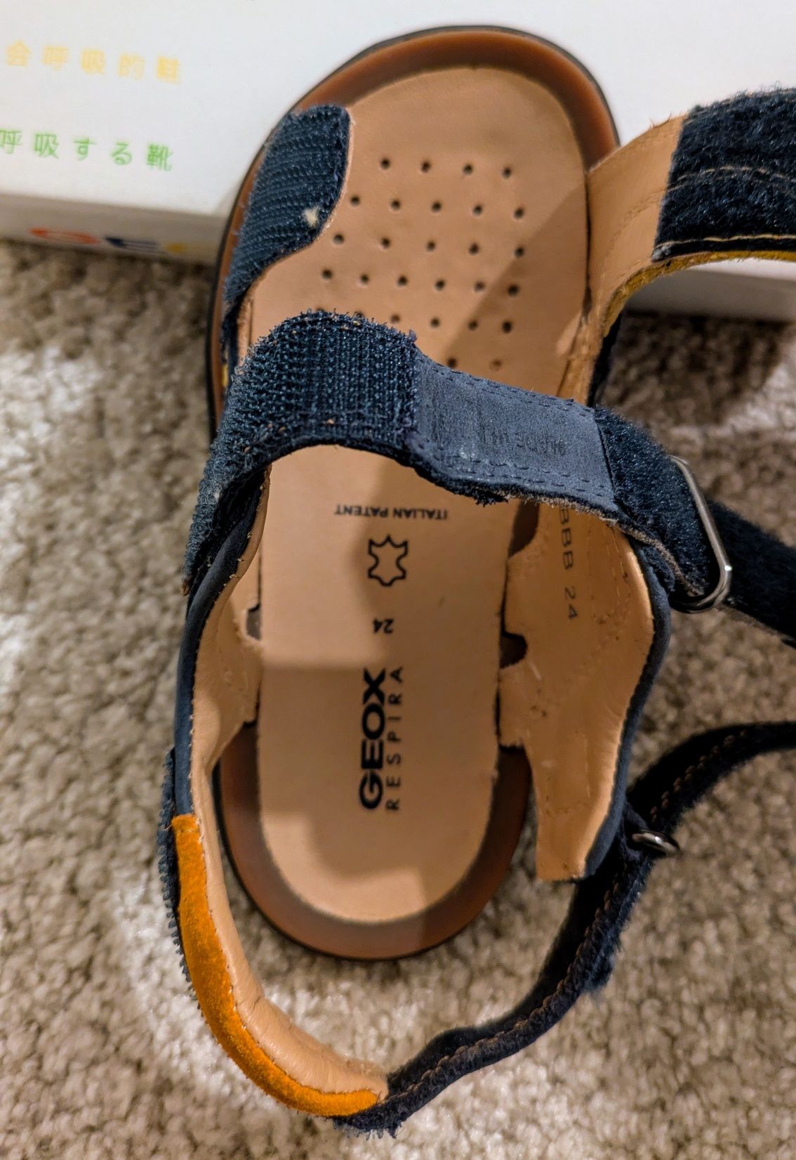 Sandálias Geox J Sandal Lipari Boy tam.24 - Como Novas