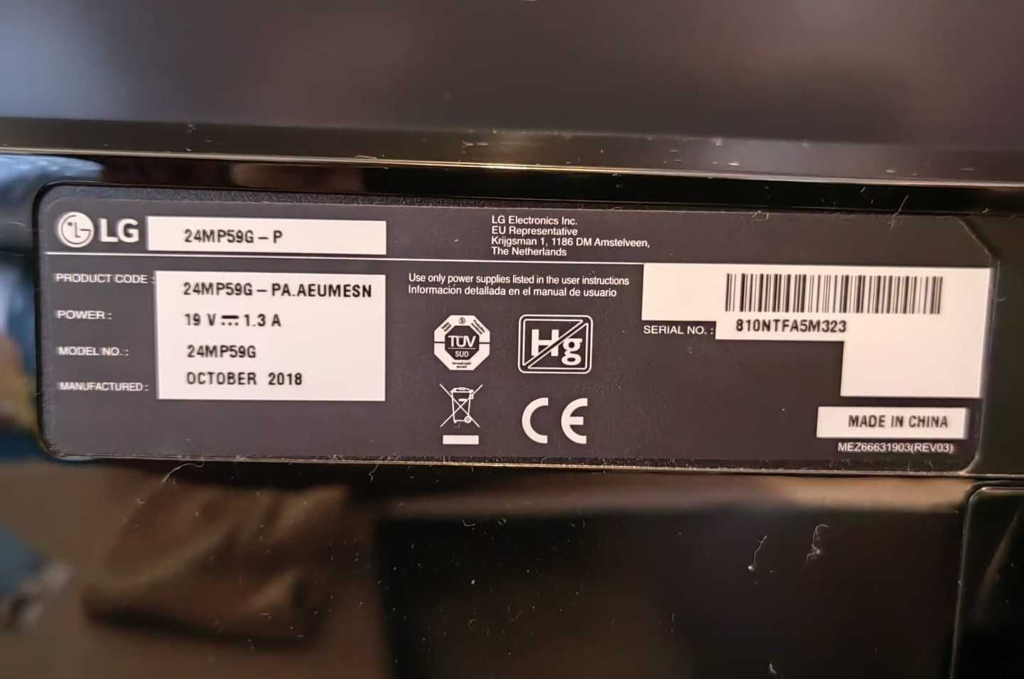 Monitor LG 24" Full HD IPS Gaming