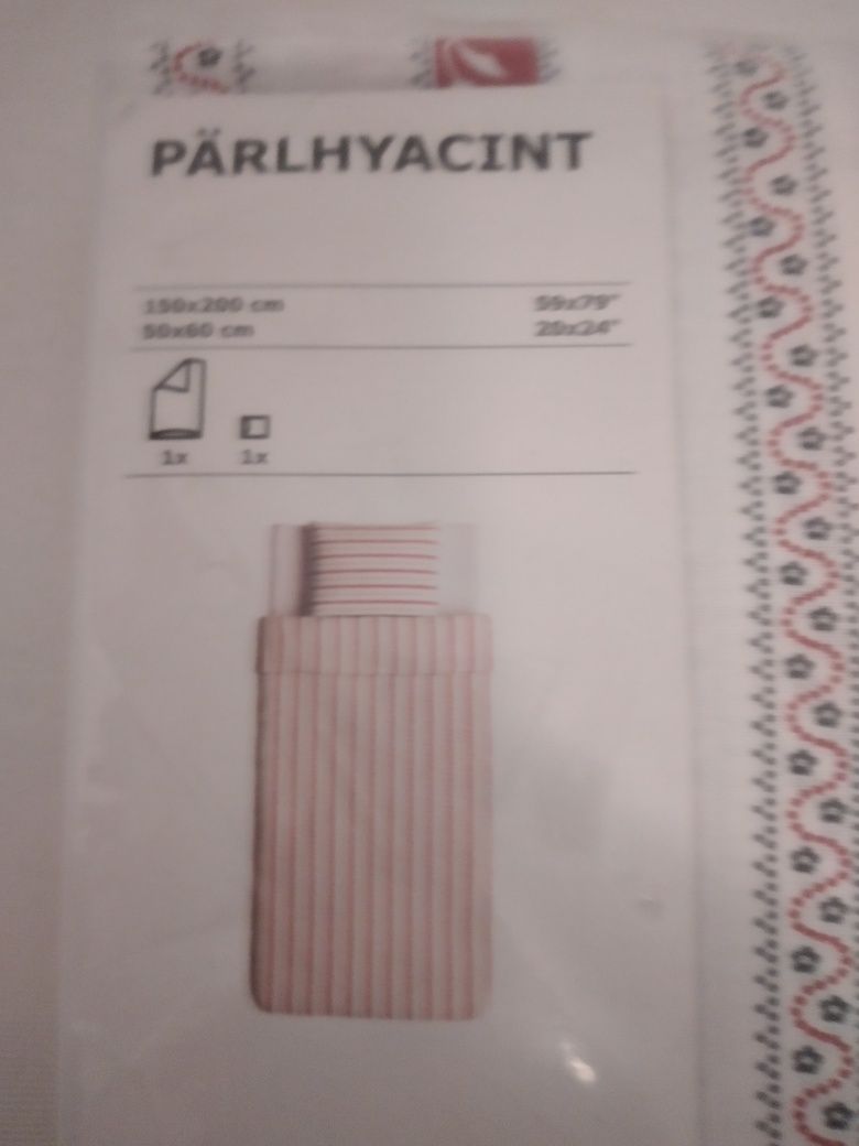 nowa IKEA Parlhyacint 150x200 pościel komplet pościeli