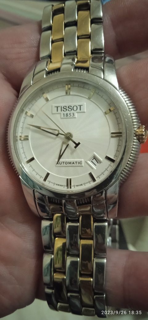 мужские часы "TISSOT"оригинал,б/у,механика