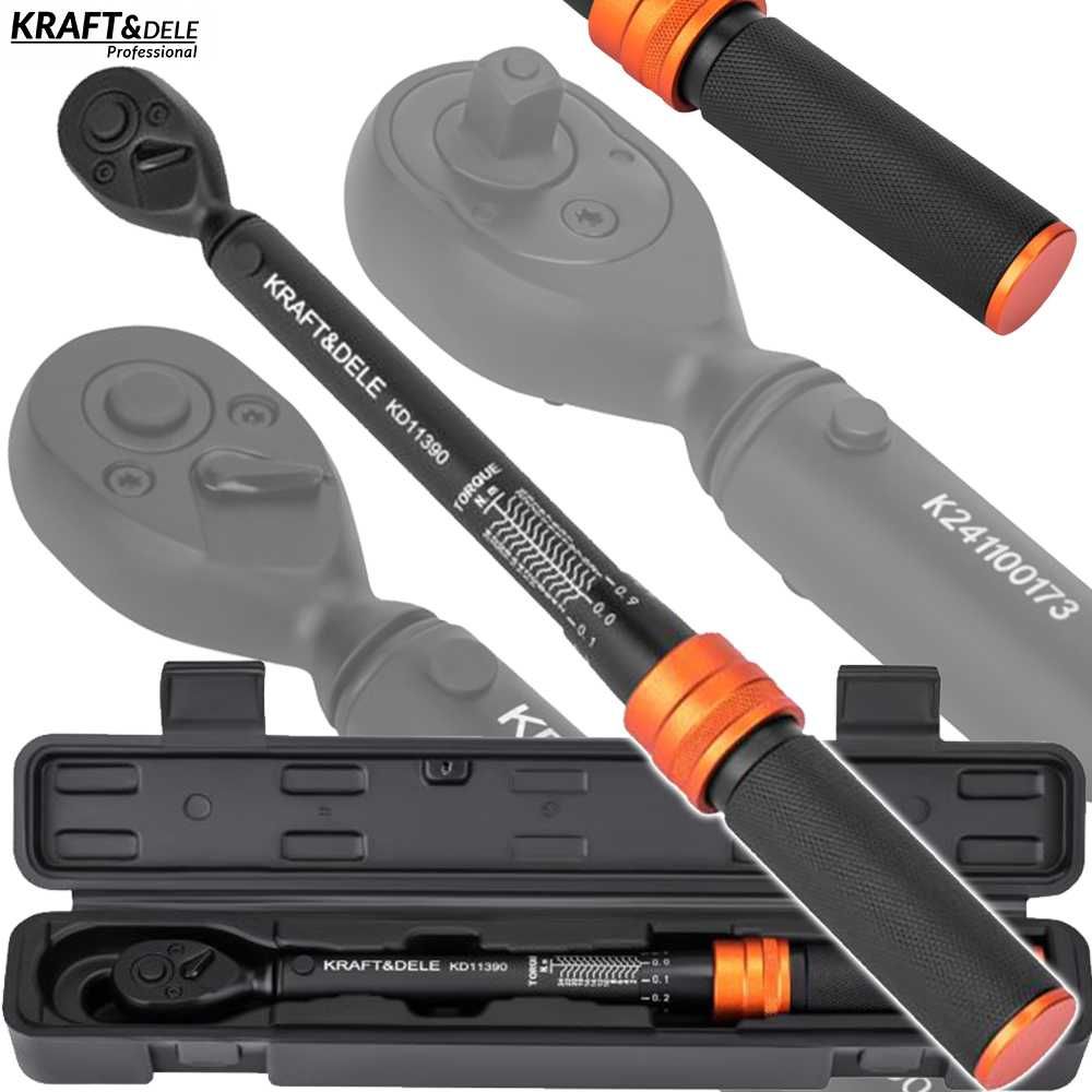 KRAFT&DELE Klucz Dynamometryczny Do Śrub Kół 1/4" 1-25Nm 290mm KD11390