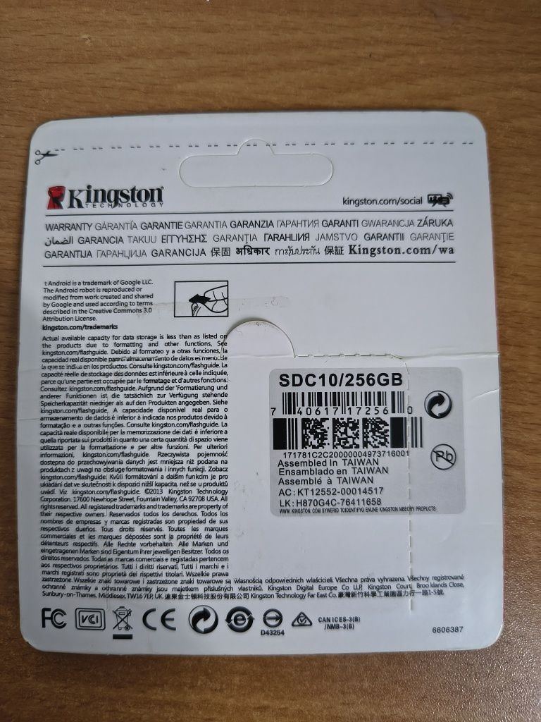 Kingston 256gb microsd