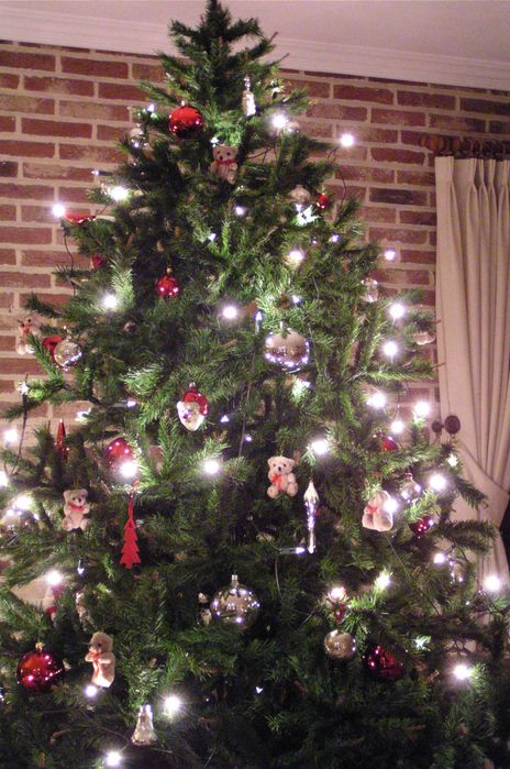 Árvore de Natal artificial c/decoração