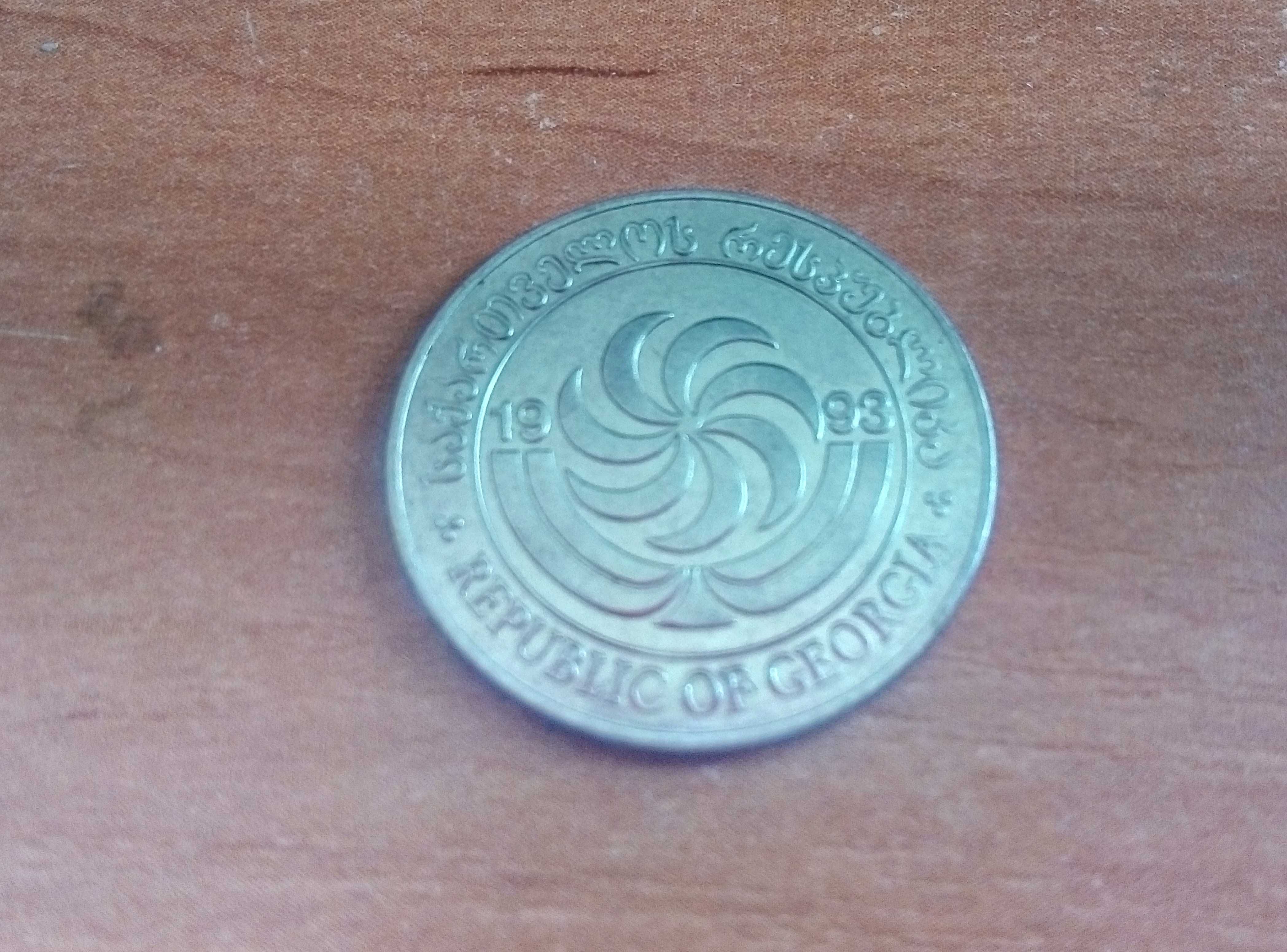 Монета 10 Тетри (Грузия) - 1993 г