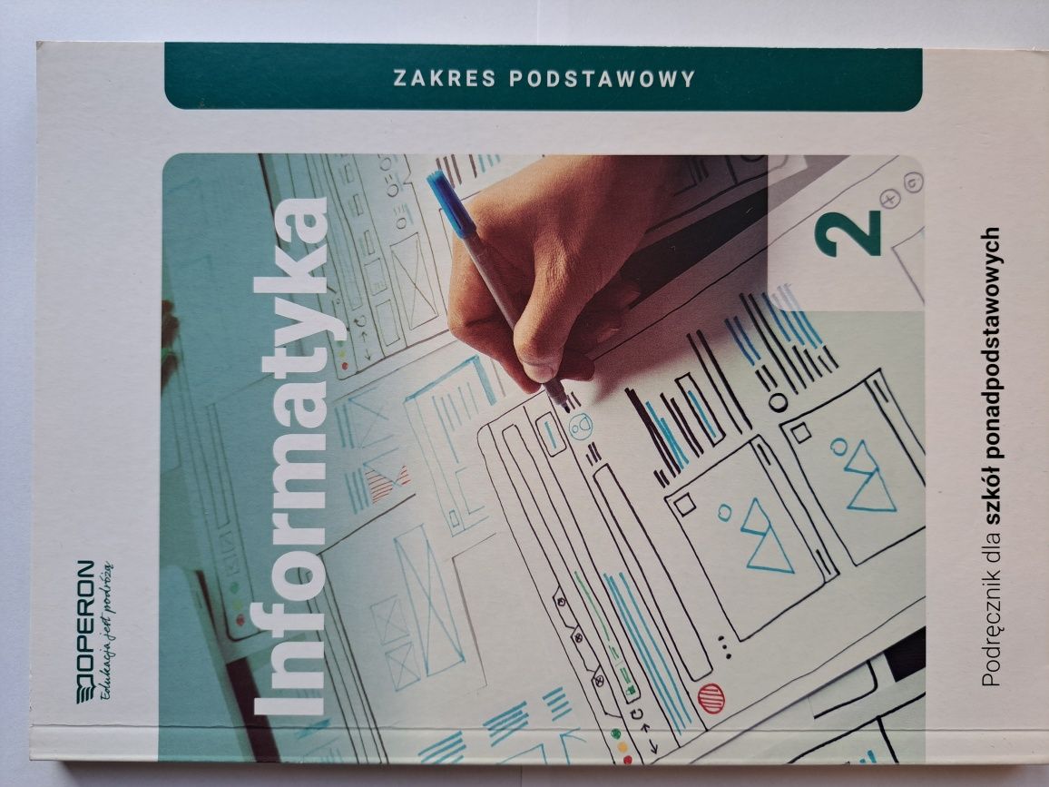 Informatyka 2 wydawnictwo Operon zakres podstawowy.