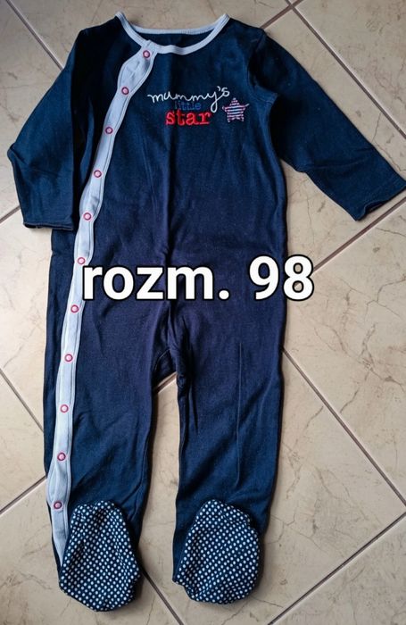 Body, bezrękawnik, spodnie, śpiochy, bluzka dla chłopca rozm. 98