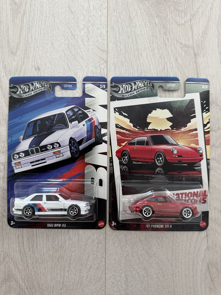 Hot Wheels Silver Series - BMW, Porsche