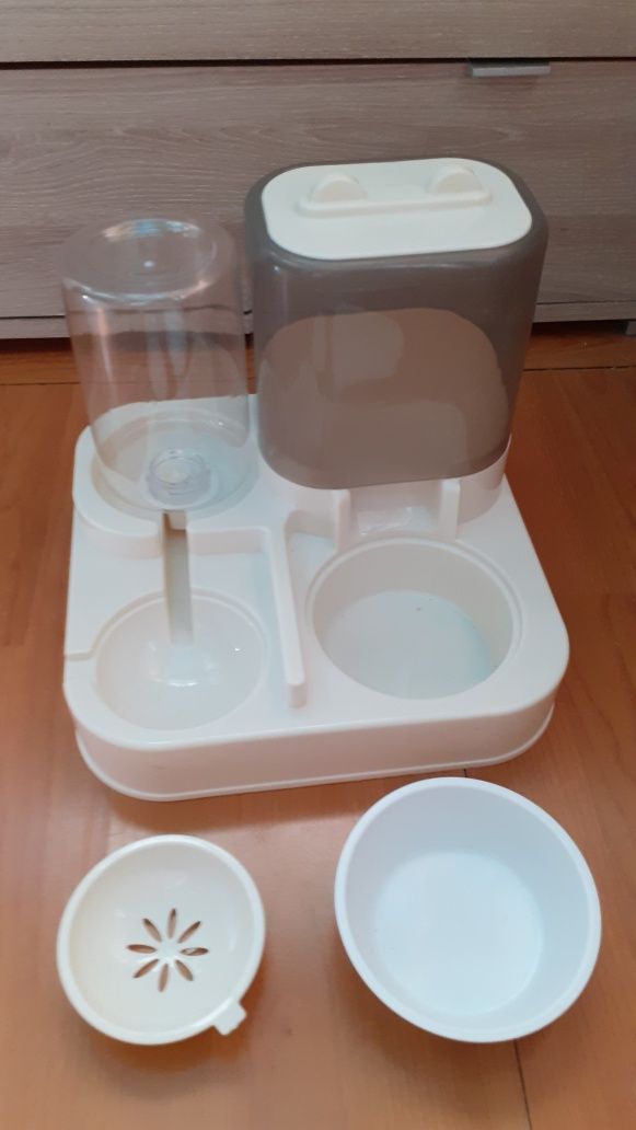 Dispensador comida e água cão ou gato