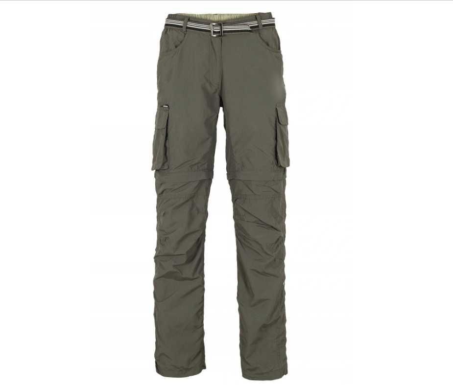 MILO nowe lekkie spodnie bojówki szorty trekkingowe 2w1