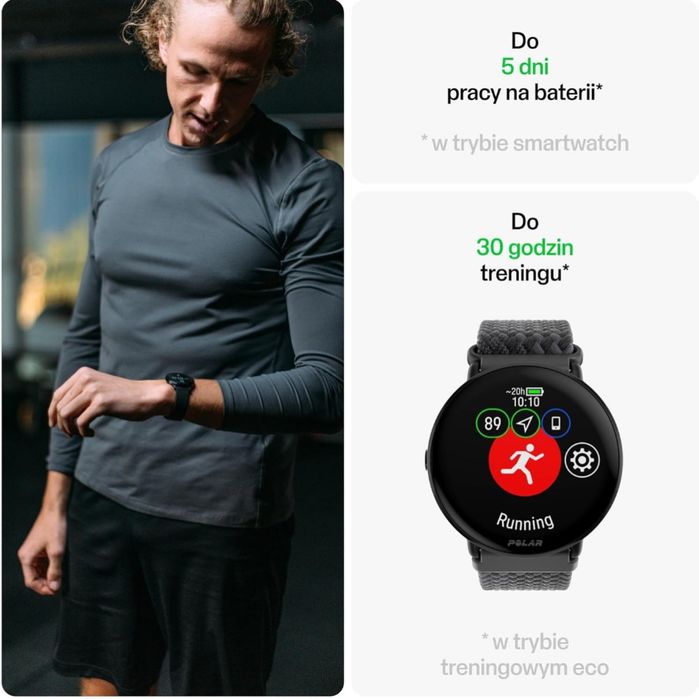 Smartwatch Polar Ignite 3 Braided Yarn