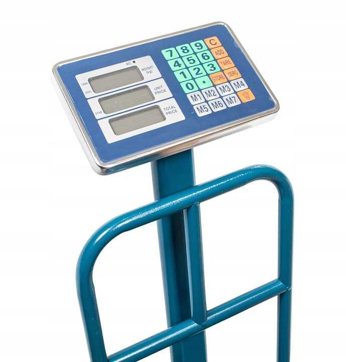 Waga Elektroniczna Magazynowa Sklepowa Platformowa LCD 300kg