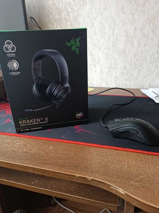 Навушники і мишка RAZER