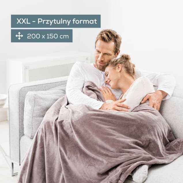 XXL Koc rozgrzewający HD 150 Nordic Taupe