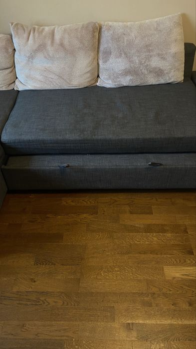 Narożnik Ikea z funkcją spania