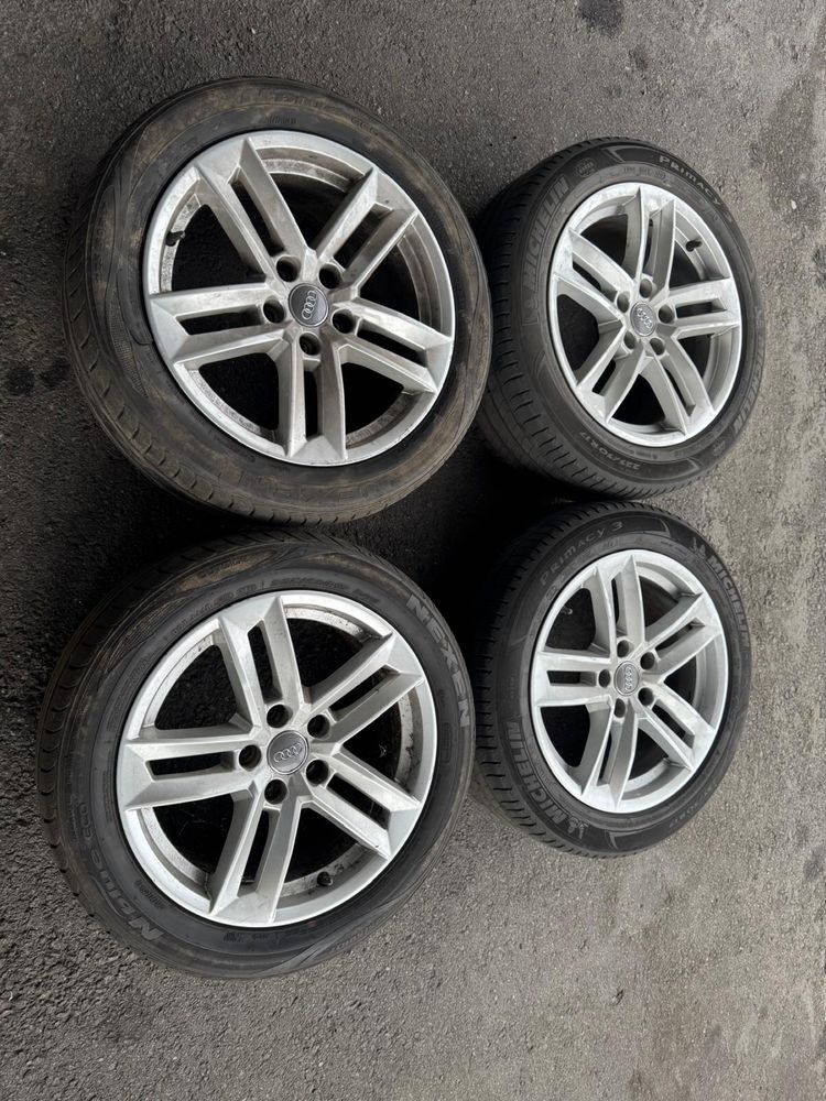 Vendo jantes 17 audi originais c/pneus