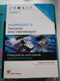 Tworzenie stron internetowych technik informatyk E.14 Część 1 NOWA