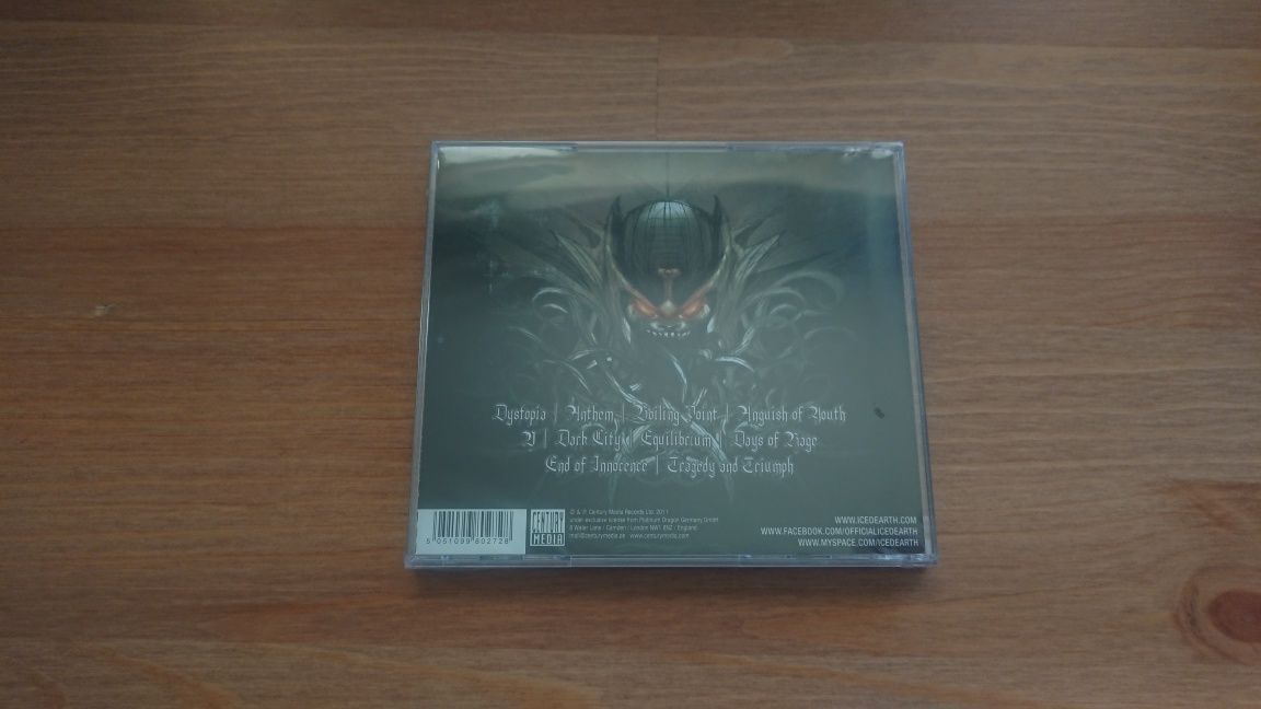 Iced Earth Dystopia CD *NOWA* 2011 Jewelcase Folia Download Card DE