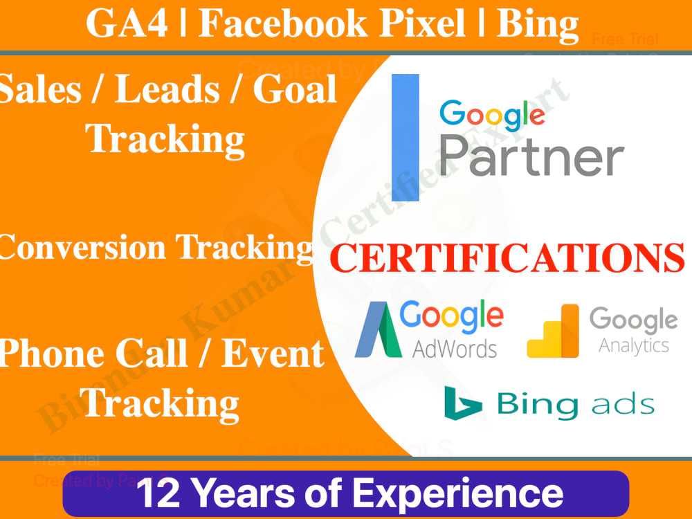 Google Ads/Настройка GTM/Гугл Аналитика 4, Контекстная реклама