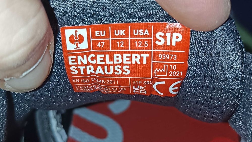Sandały robocze ENGELBERT STRAUSS BANCO S1P SRC r.47 jak nowe idealne