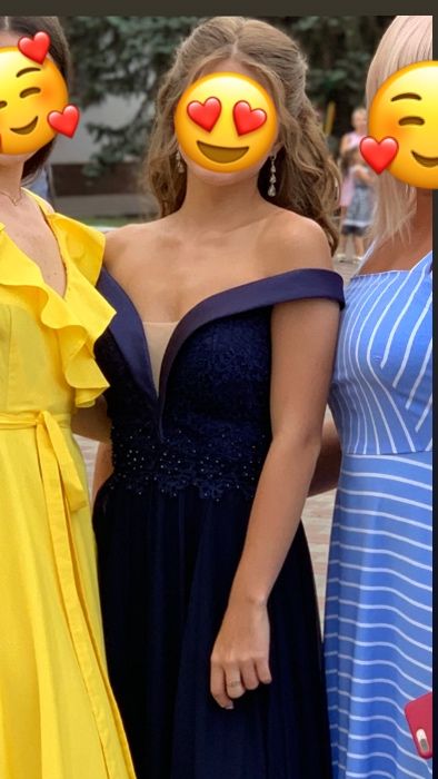 Выпускное платье , вечернее платье, платье в пол, темно синее платье