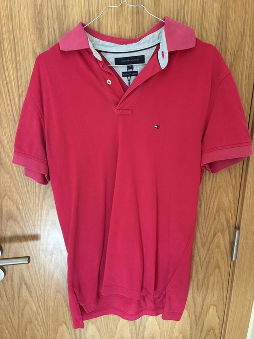 Polo TOMMY HILFIGER vermelho tamanho S