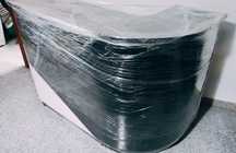 Balcão de recepção de salão de cabeleireiro