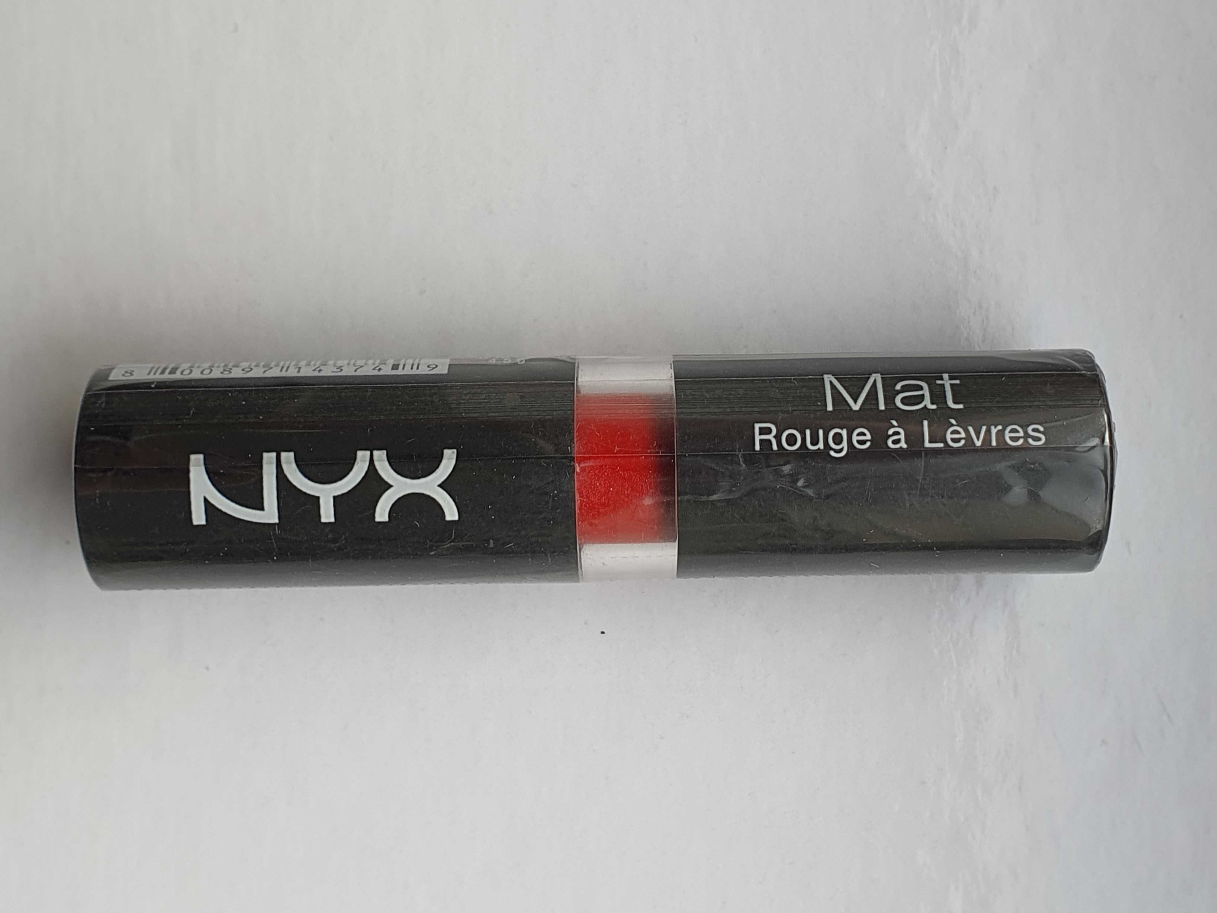 Nowa pomadka Nyx Matte MLS08 pure red