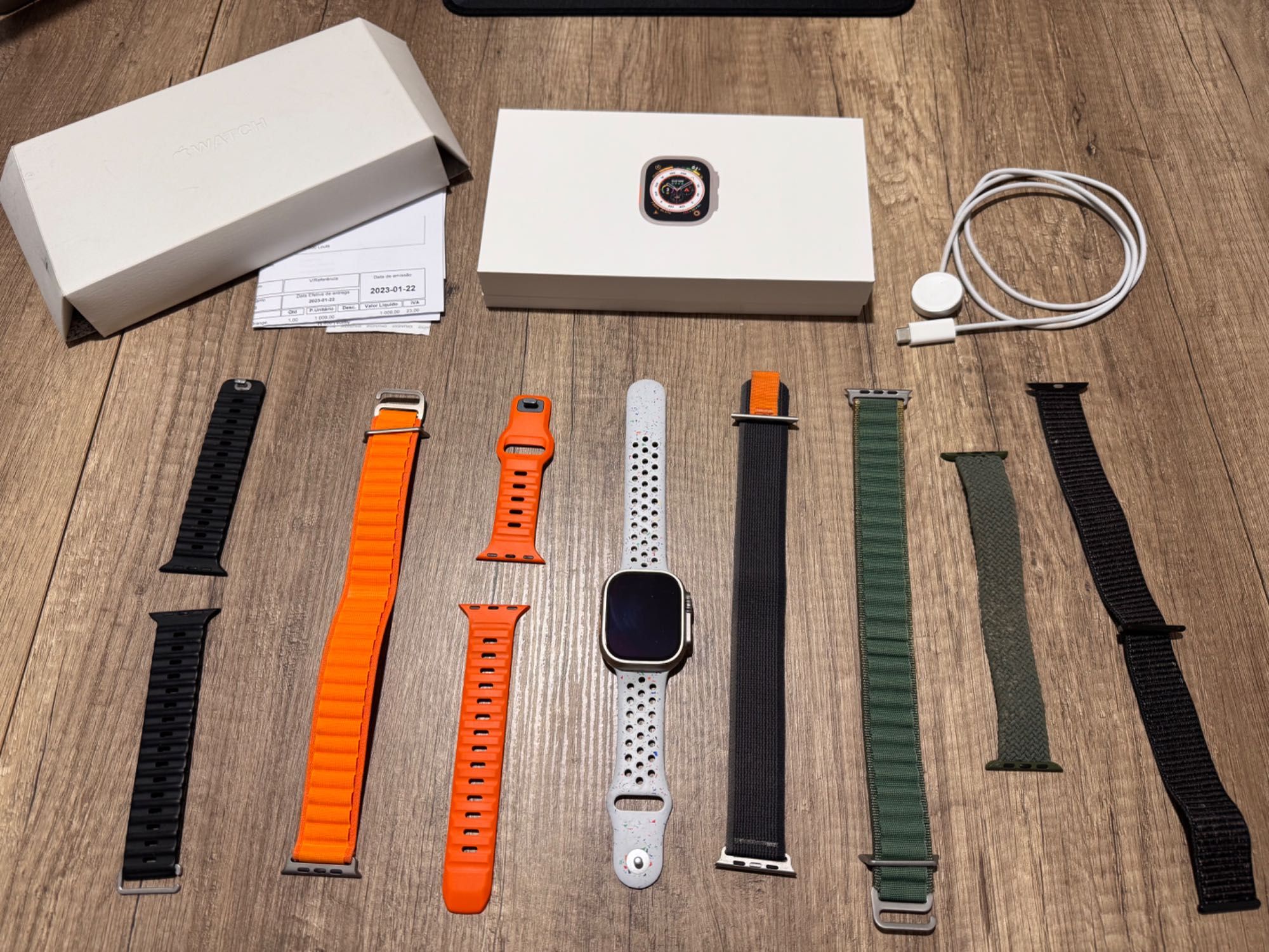 Apple Watch Ultra 1 GPS + Cellular - c/ 1 ano de Garantia + Pulseiras