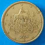 50 Cêntimos de 2004 da Itália