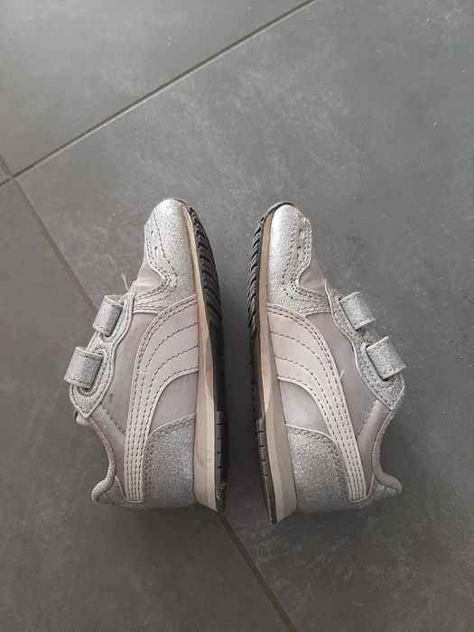 Buciki Puma r.26 STAN BDB srebrne adidasy