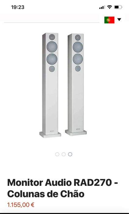 Monitor Audio RAD 270 colunas de chao