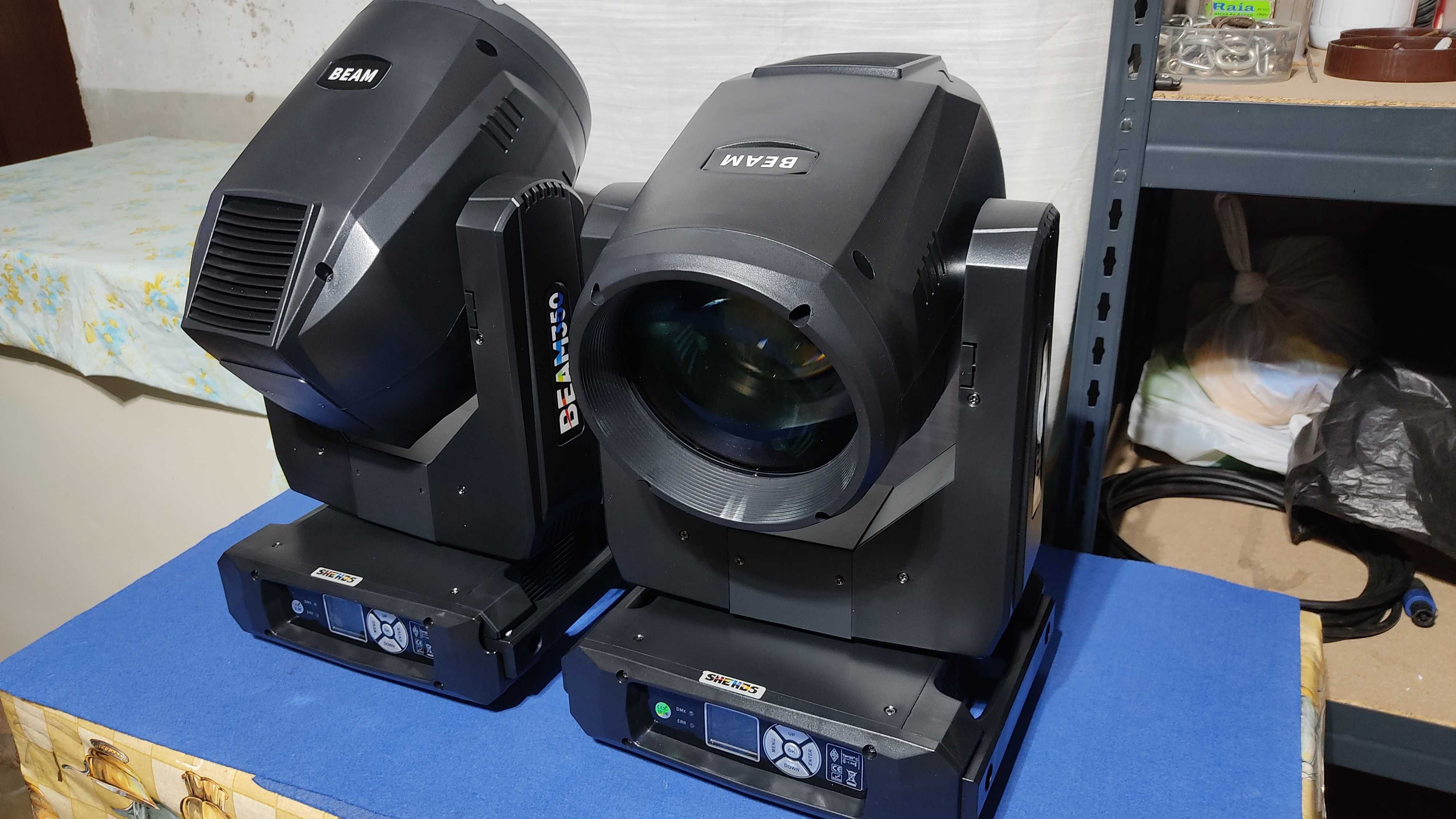 2x Moving head Beam 17R 380W