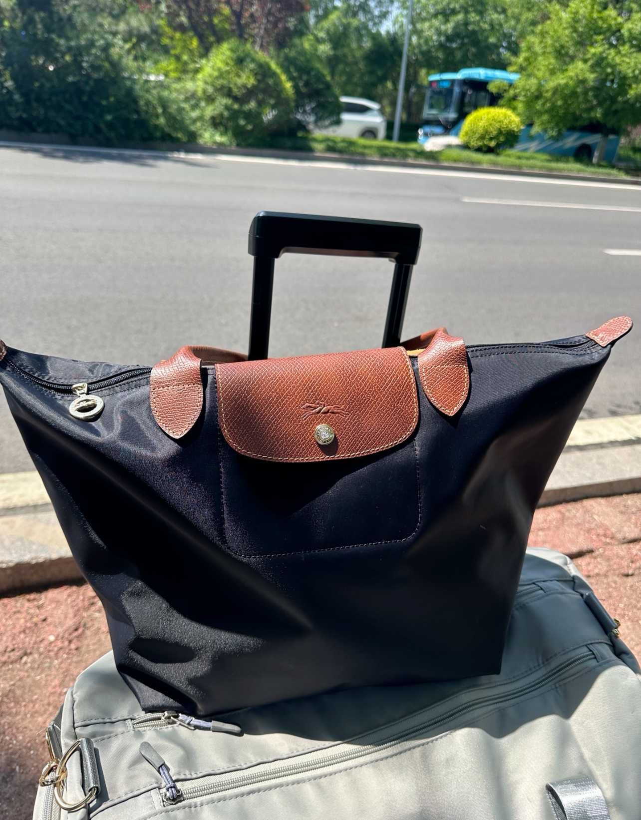 LongChamp Torba torebowa LE PLIAGE ORIGINAL L, czarna
