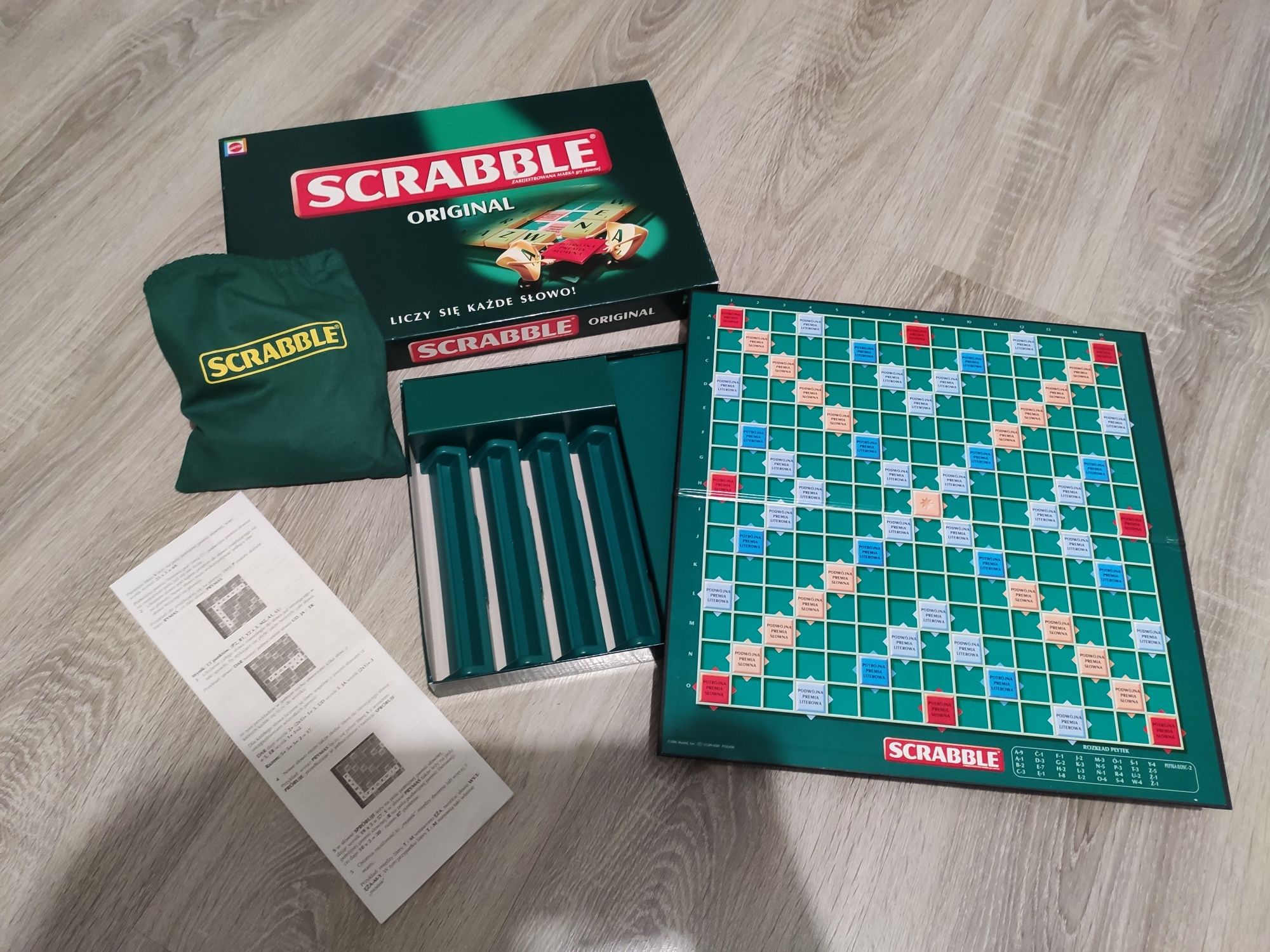 Gra Scrabble Original 2005 rok unikat edycja 51289 plus gratis