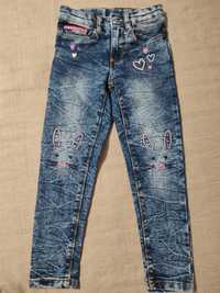 Jeansy spodnie rozmiar 110