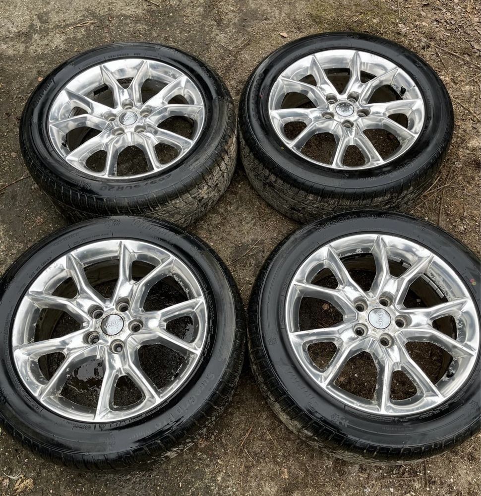 Jeep grand cherokee wk2 Alufelgi koła opony 23 Zima Michelin 265/50 20