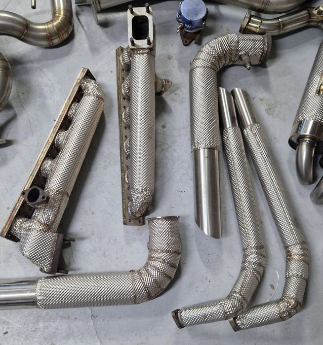 Termika heatshield turbo downpipe kolektor wydechowy drift