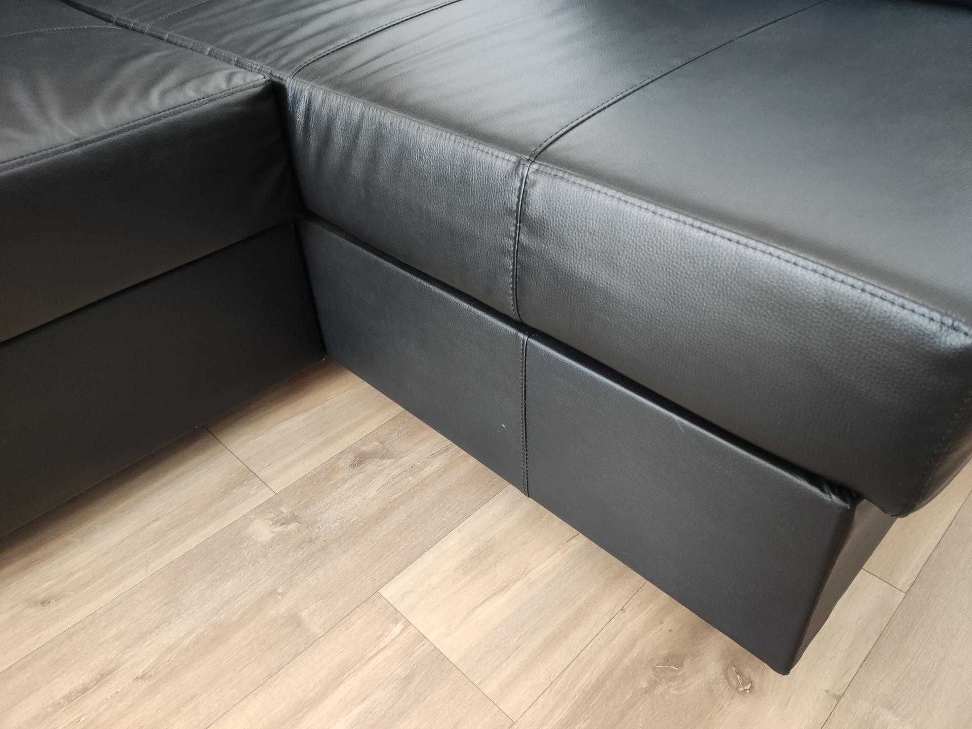 Narożnik z funkcją spania FRIHETEN, eko skóra, Ikea, lewo i prawo str.