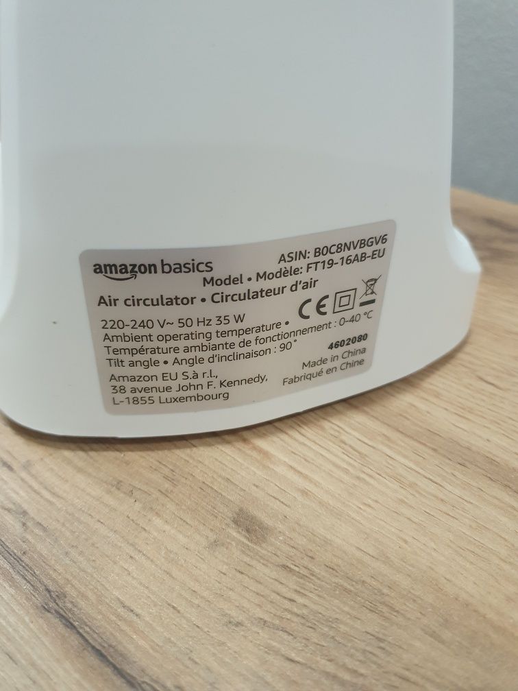 Wentylator stołowy amazon Basic 35W