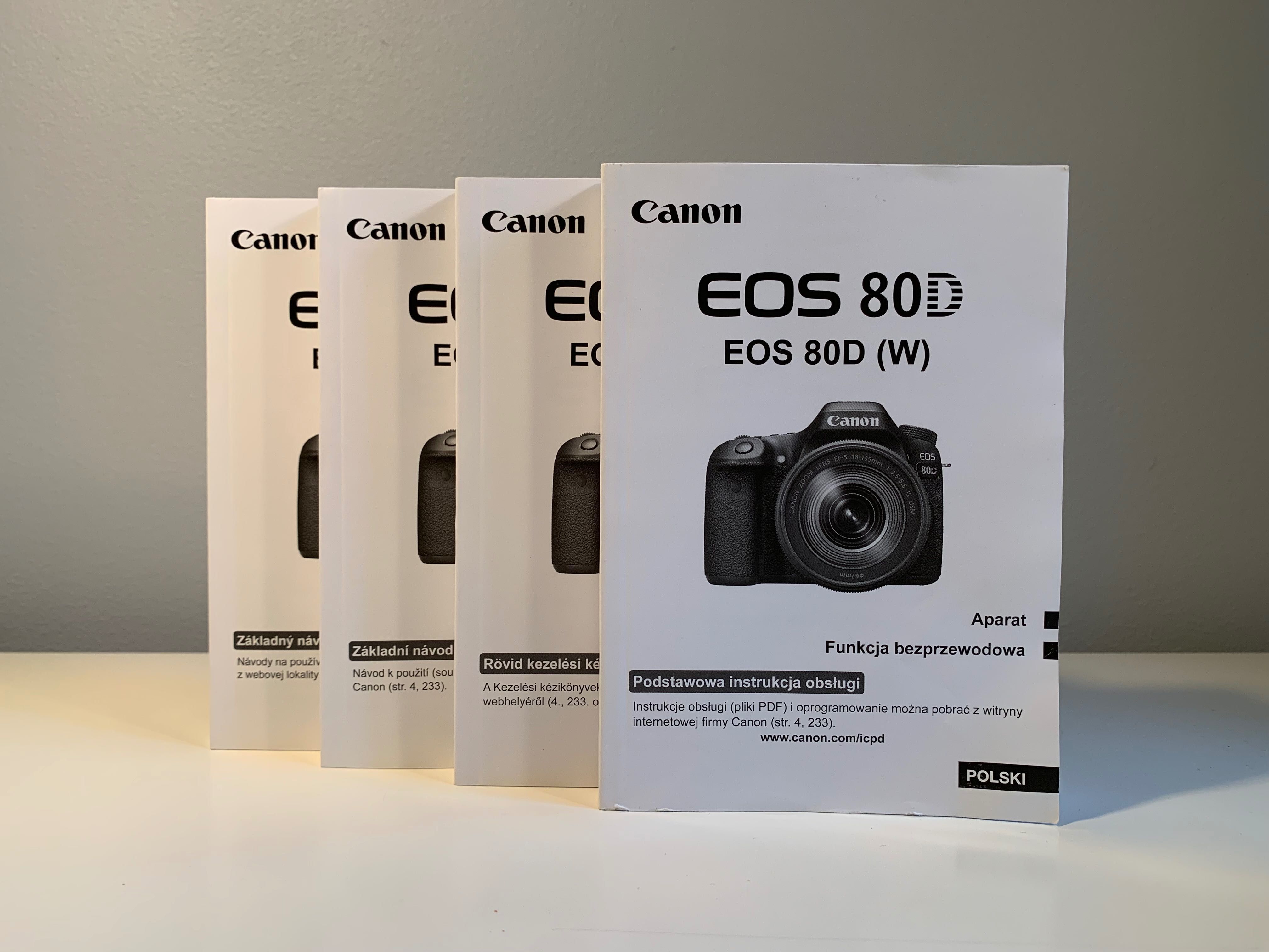 Aparat EOS 80D, w zestawie z obiektywem EFS 18-135 IS USM